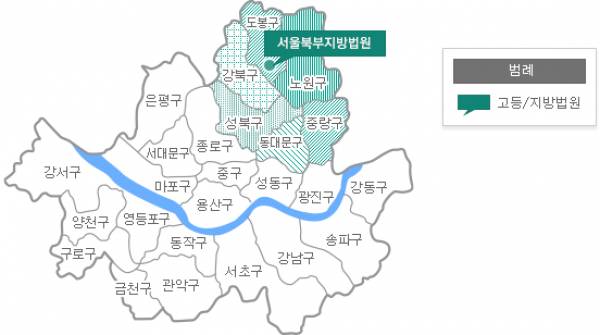 서울북부지방법원관할구역