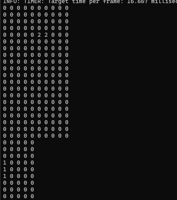 Tetris2 Print Result